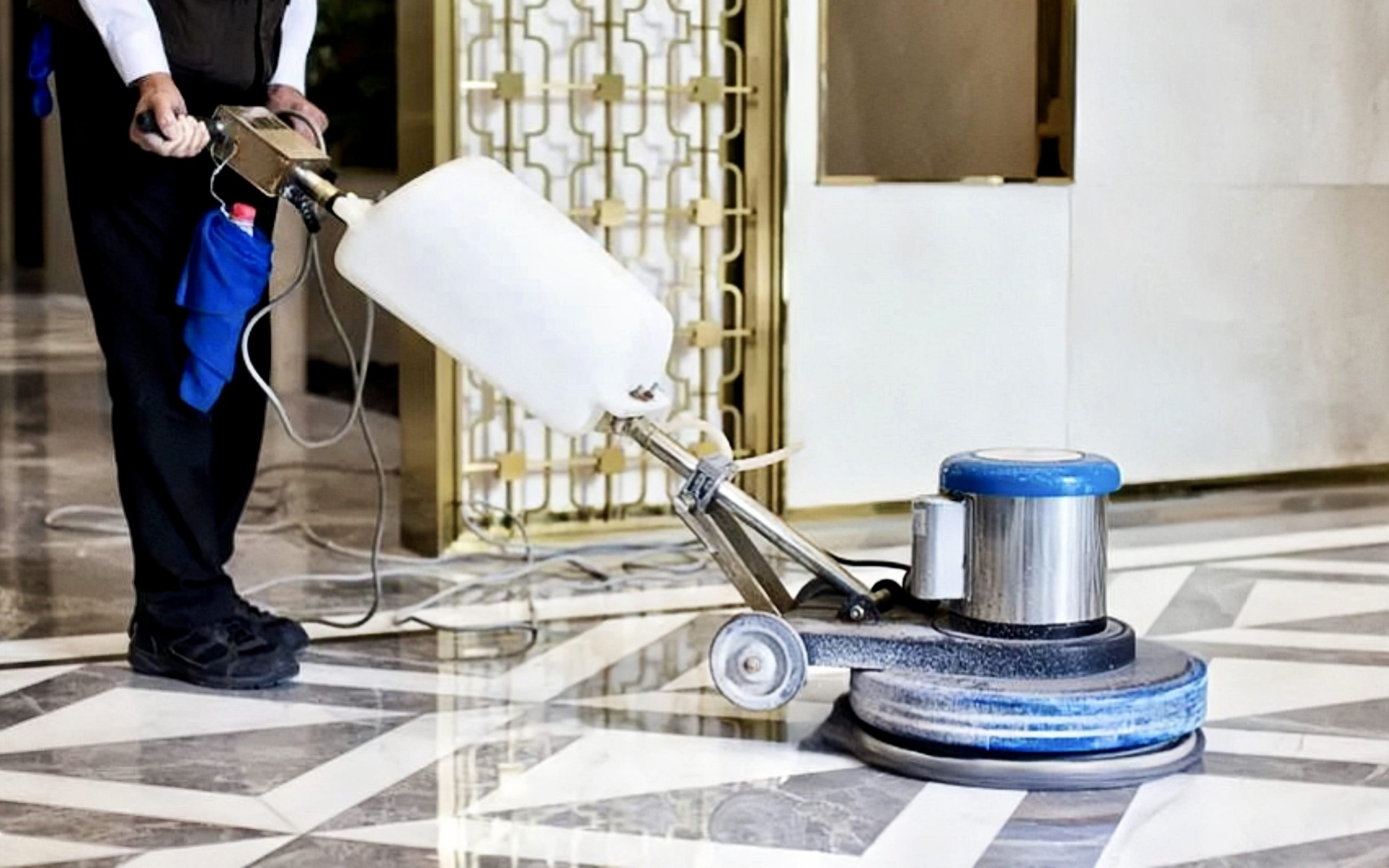 How to polish marble surfaces with sandblasting？