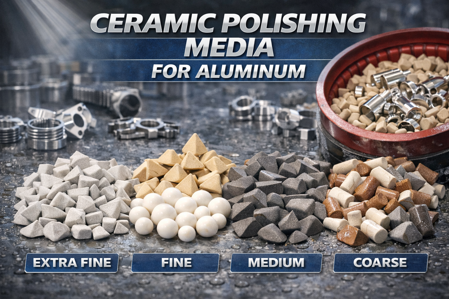 Ceramic Polishing Media for Aluminum: Surface Finish Control, Ra Targets, and Process Optimization