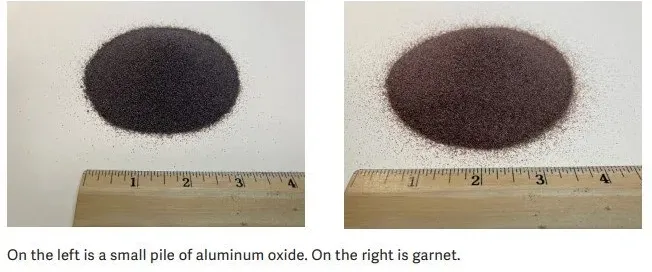 Garnet vs Aluminum Oxide Blasting Abrasive