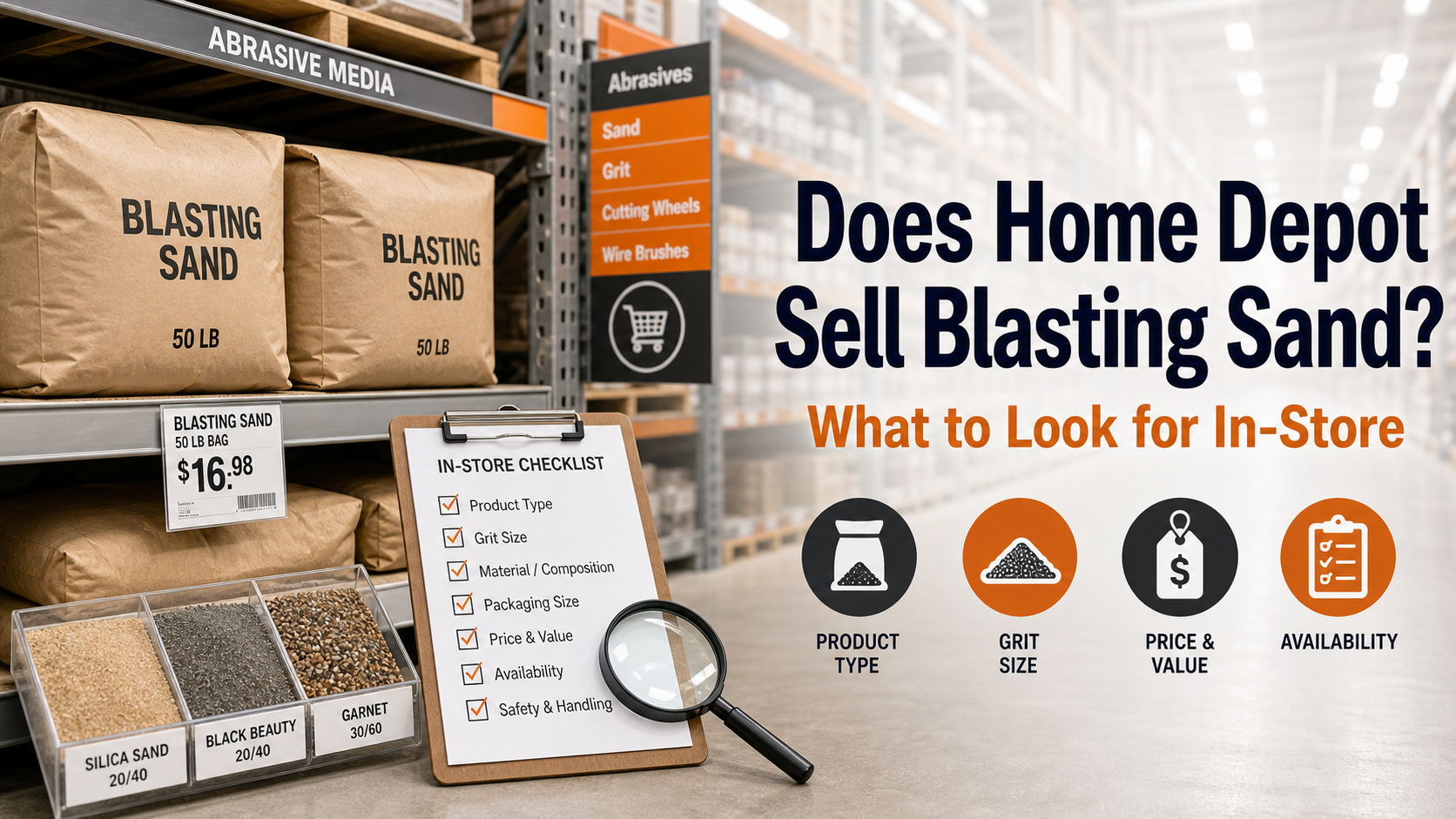 Does Home Depot Sell Blasting Sand What to Look for In-Store Does Home Depot Sell Blasting Sand? What to Look for In-Store