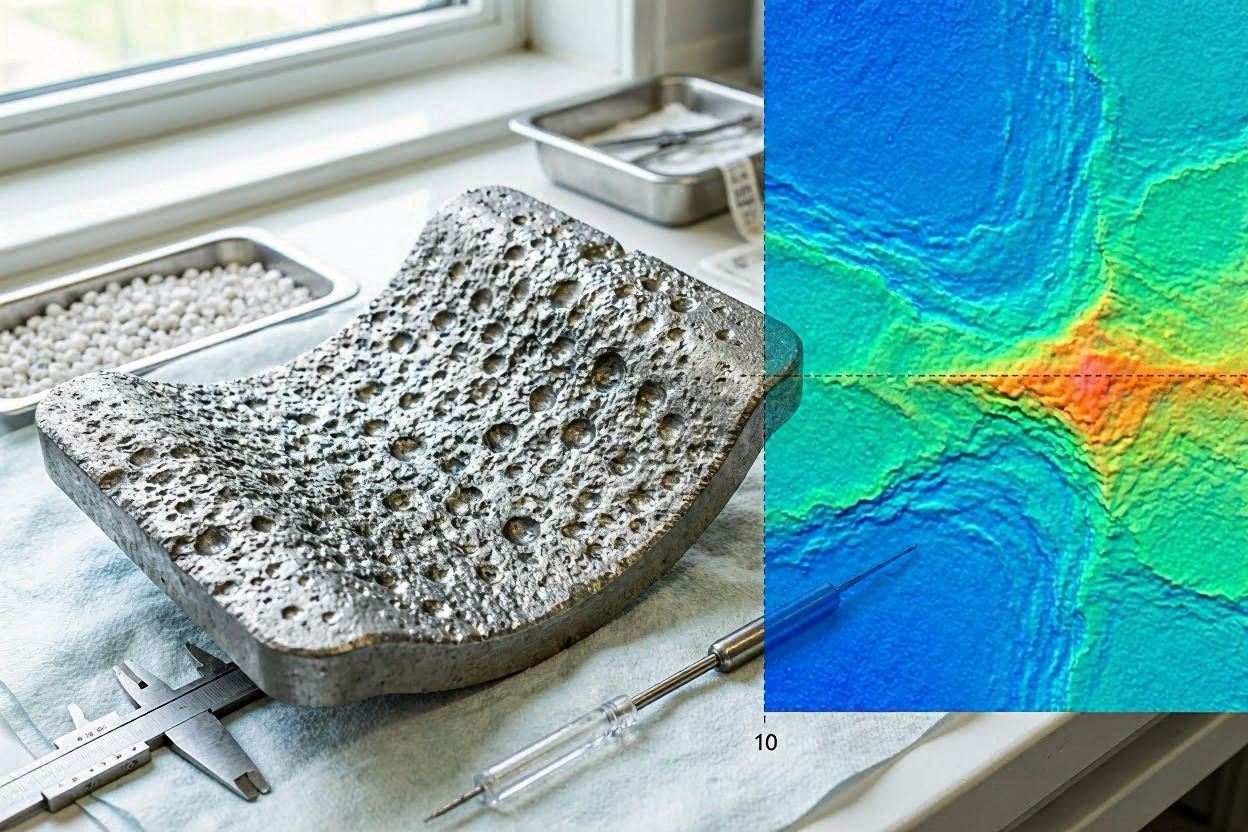 Sand Blasted Titanium for Medical Implants: Sa Roughness for Osseointegration