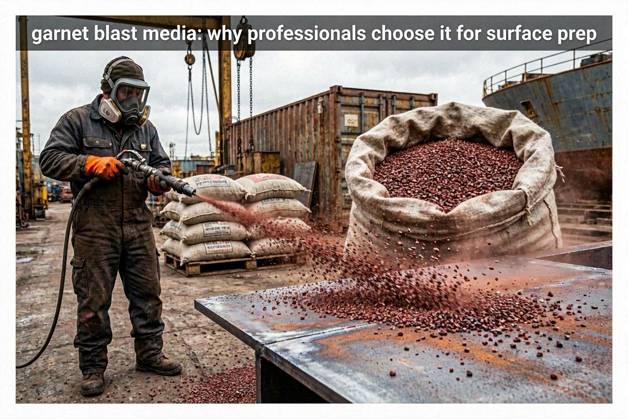 Garnet Blast Media: Why Professionals Choose It for Surface Prep