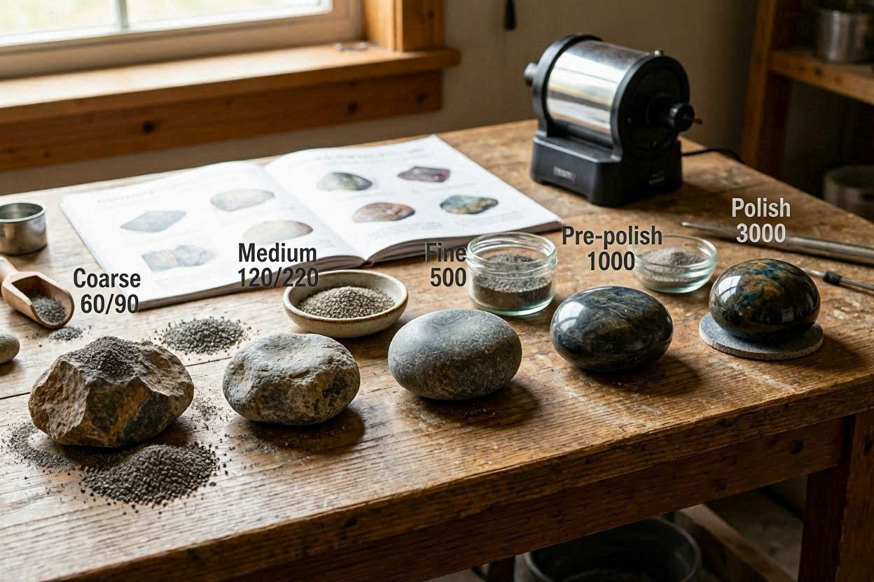 Rock Tumbling Abrasive Grit: From Coarse Grind to Polish
