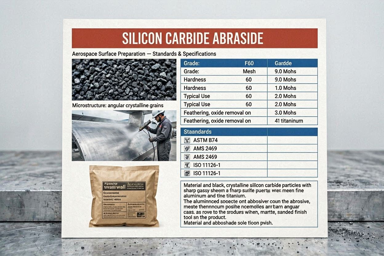 Silicon Carbide Abrasive for Aerospace Surface Preparation: Standards & Specs