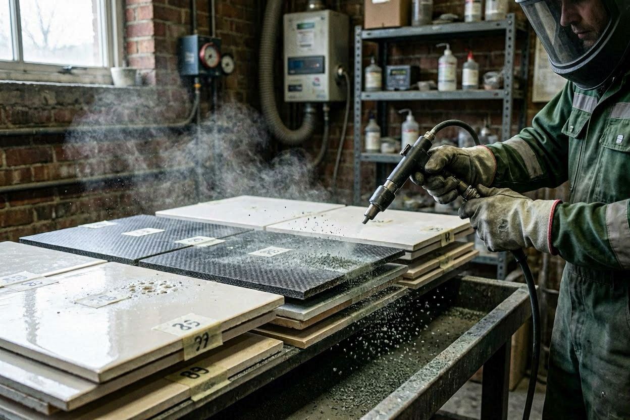 Using Silicon Carbide Blasting Media for Ceramic & Composite Surfaces