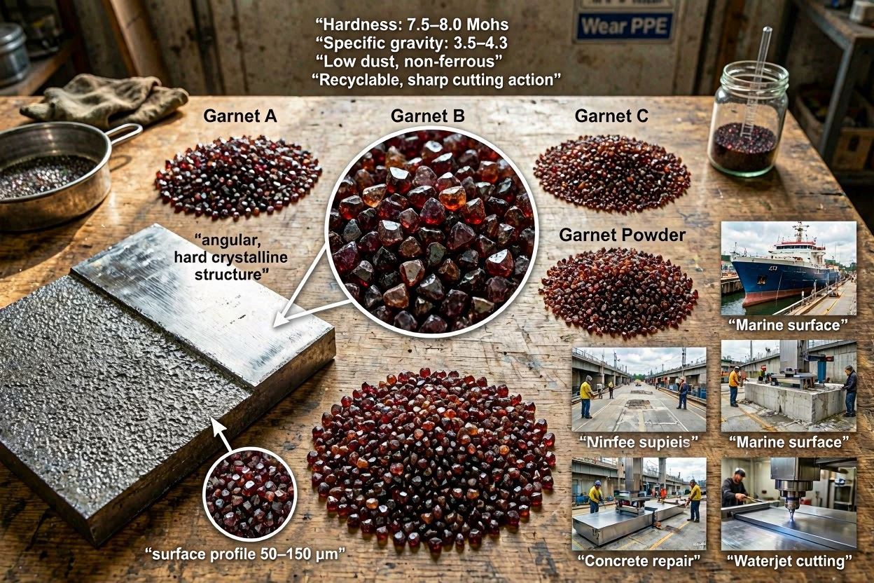 What Is Garnet Blasting Media Properties, Types & Uses What Is Garnet Blasting Media? Properties, Types & Uses