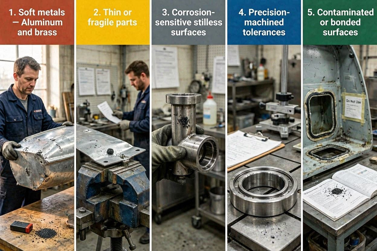 When NOT to Use Silicon Carbide Blasting Media: 5 Situations to Avoid
