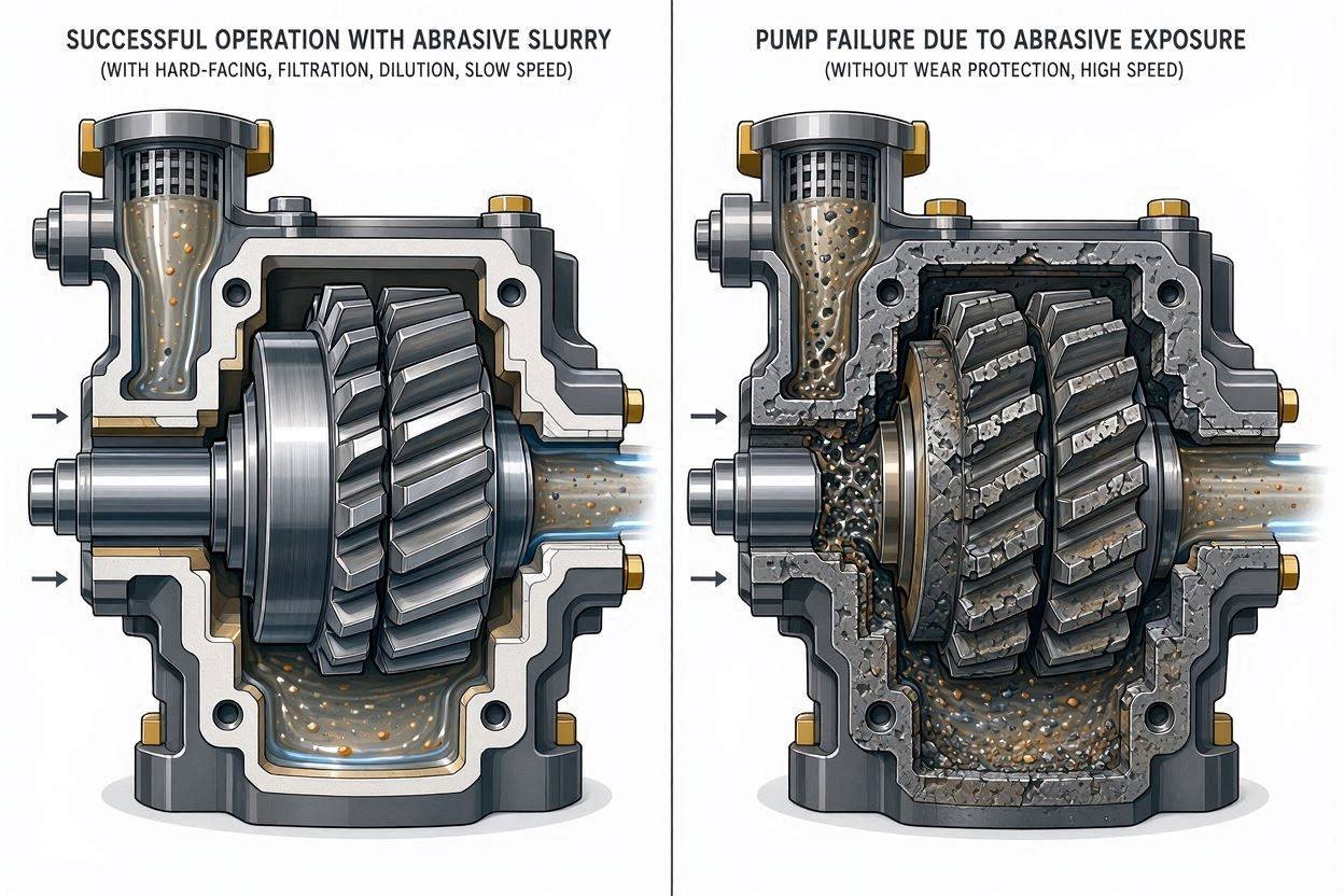 Are Gear Pumps Suitable for Abrasive Liquids? (When They Work and When They Don’t)