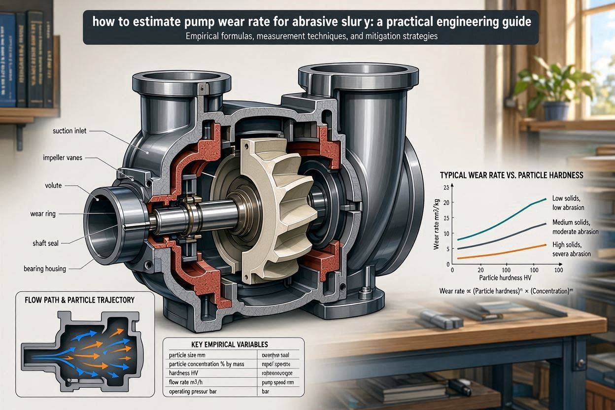 How to Estimate Pump Wear Rate for Abrasive Slurry: A Practical Engineering Guide