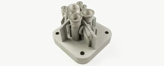 Removing Support Structures from Metal 3D Printed Parts with Abrasive Blasting