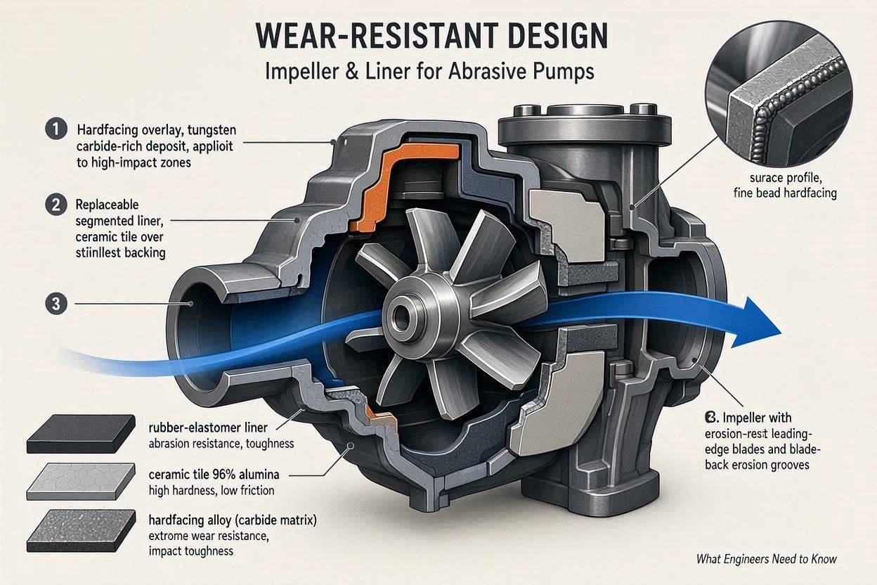 Wear-Resistant Impeller & Liner Design for Abrasive Pumps: What Engineers Need to Know