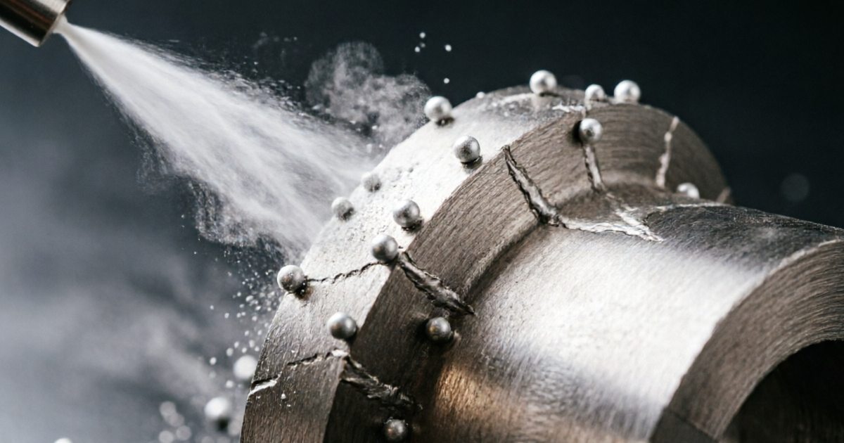 Removing Satellite Particles and Partially Sintered Powder from Titanium SLM Parts by Abrasive Blasting 的 AI 特色图片 Removing Satellite Particles and Partially Sintered Powder from Titanium SLM Parts by Abrasive Blasting
